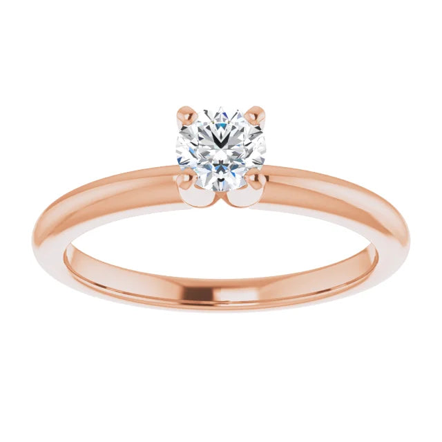 Round 1/3 CT Moissanite Classic Solitaire Ring