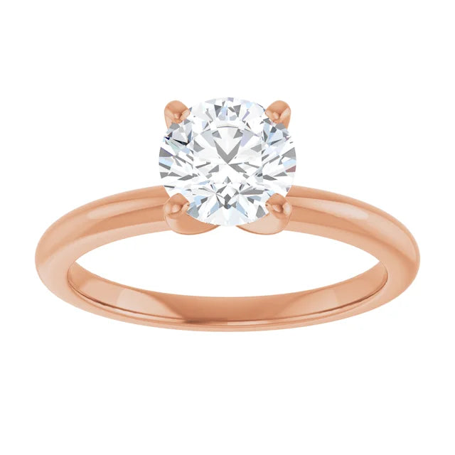 The Classic Solitaire Ring ◆ Round 1 CT Center Stone