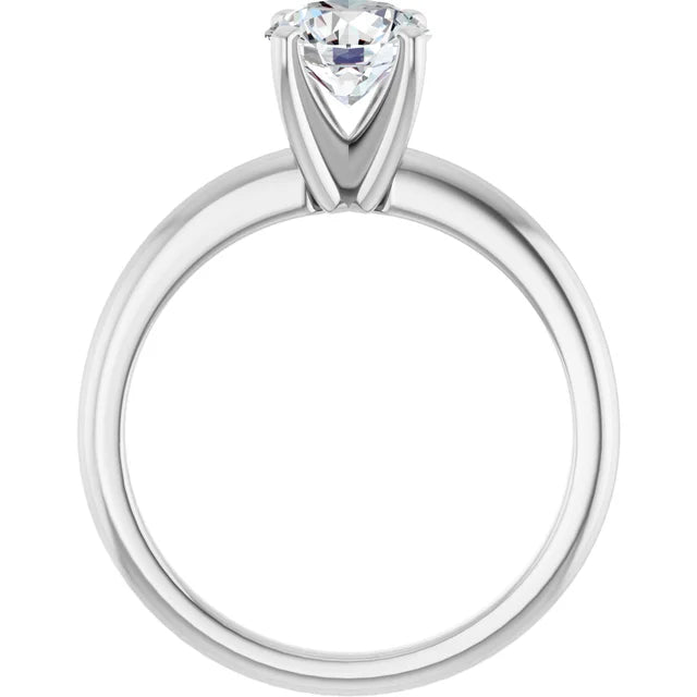 The Classic Solitaire Ring ◆ Round 1 CT Center Stone