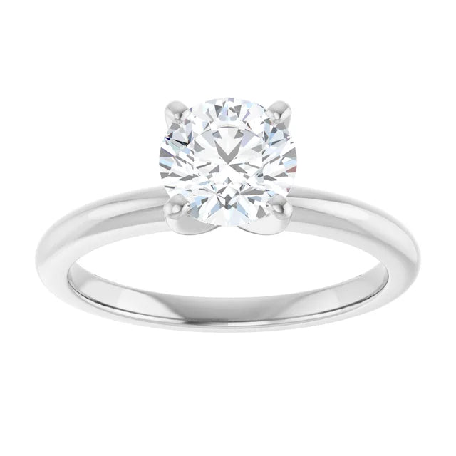 The Classic Solitaire Ring ◆ Round 1 CT Center Stone