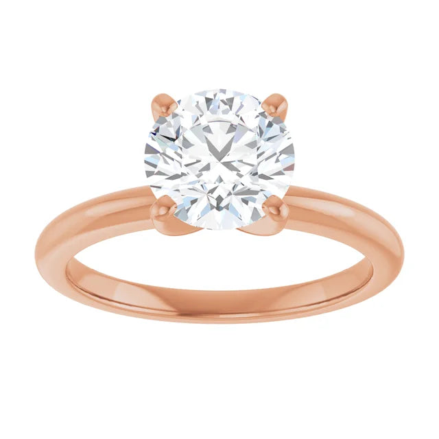 The Classic Solitaire Ring ◆ Round 1.5 CT Center Stone