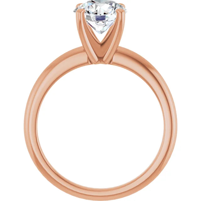 The Classic Solitaire Ring ◆ Round 1.5 CT Center Stone