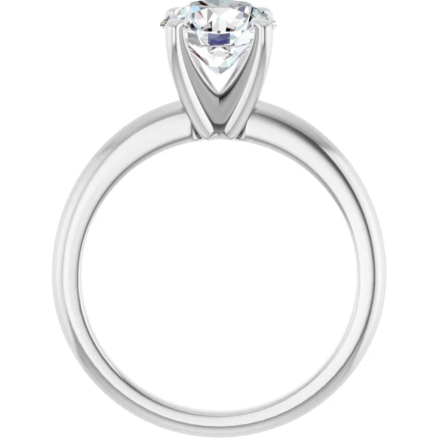 The Classic Solitaire Ring ◆ Round 1.5 CT Center Stone