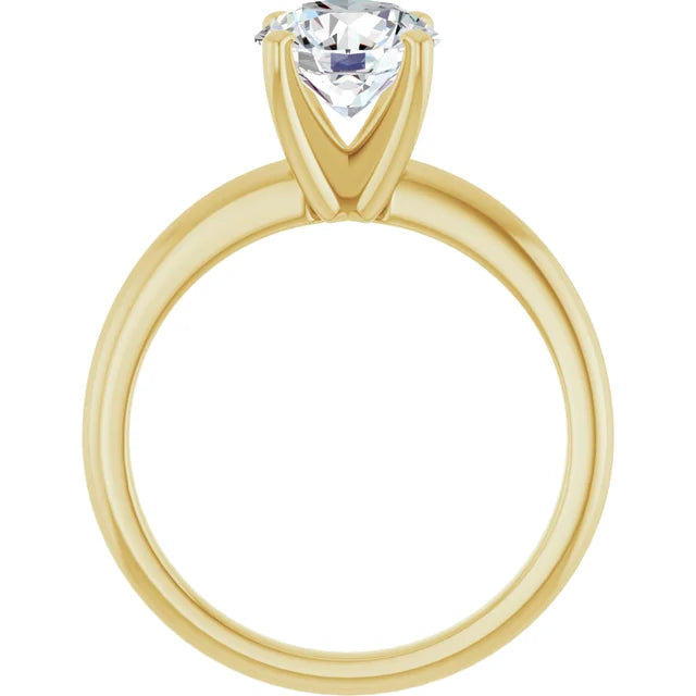 The Classic Solitaire Ring ◆ Round 1.5 CT Center Stone