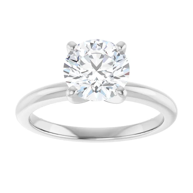 The Classic Solitaire Ring ◆ Round 1.5 CT Center Stone
