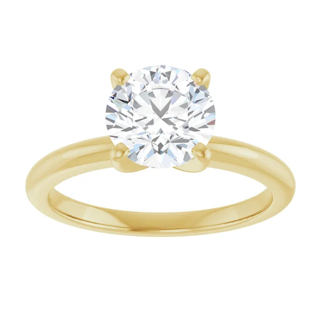 The Classic Solitaire Ring ◆ Round 1.5 CT Center Stone