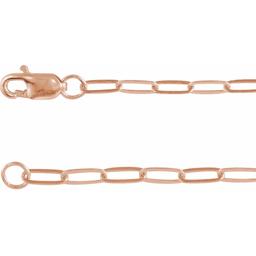 2.1 mm Paperclip Chain