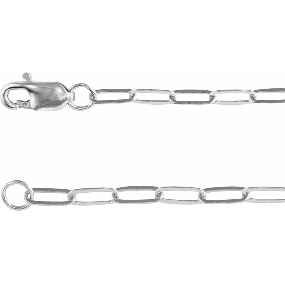 2.1 mm Paperclip Chain