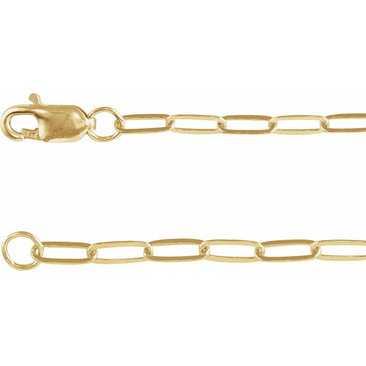 2.1 mm Paperclip Chain