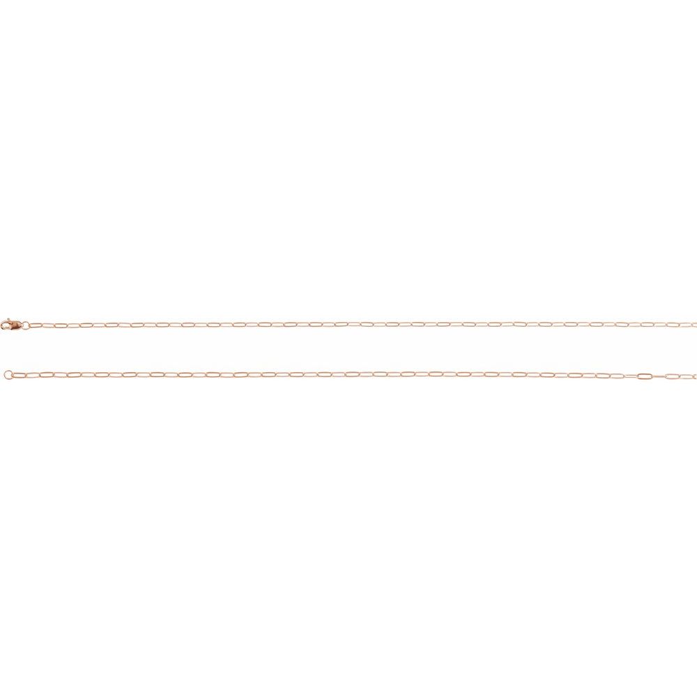 2.1 mm Paperclip Chain