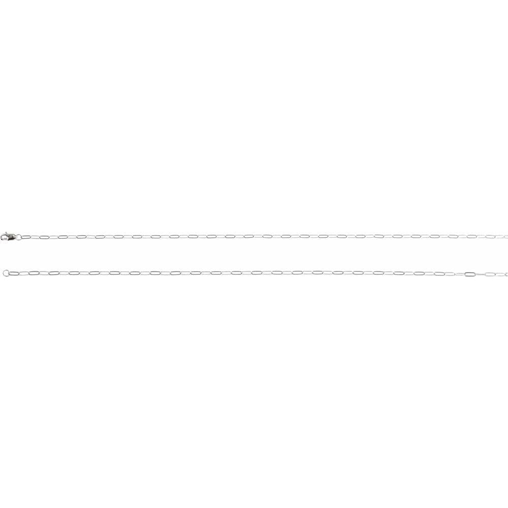 2.1 mm Paperclip Chain