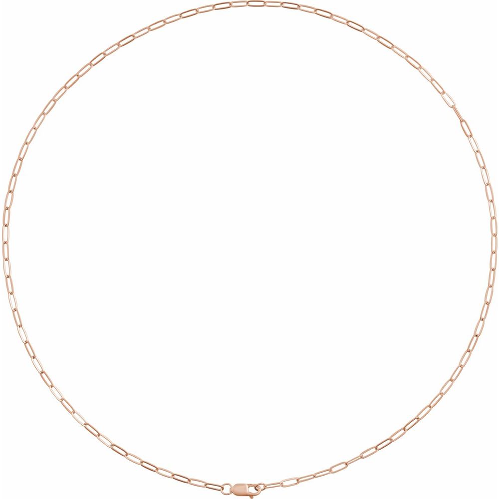 2.1 mm Paperclip Chain
