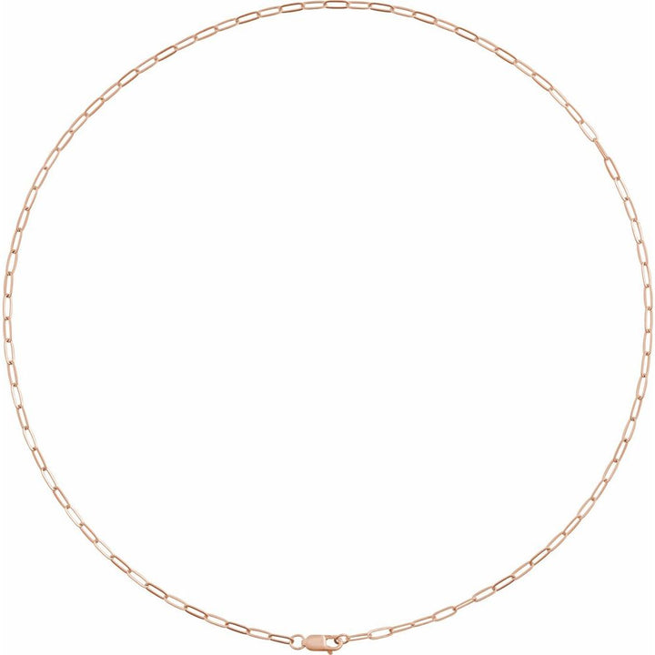 2.1 mm Paperclip Chain