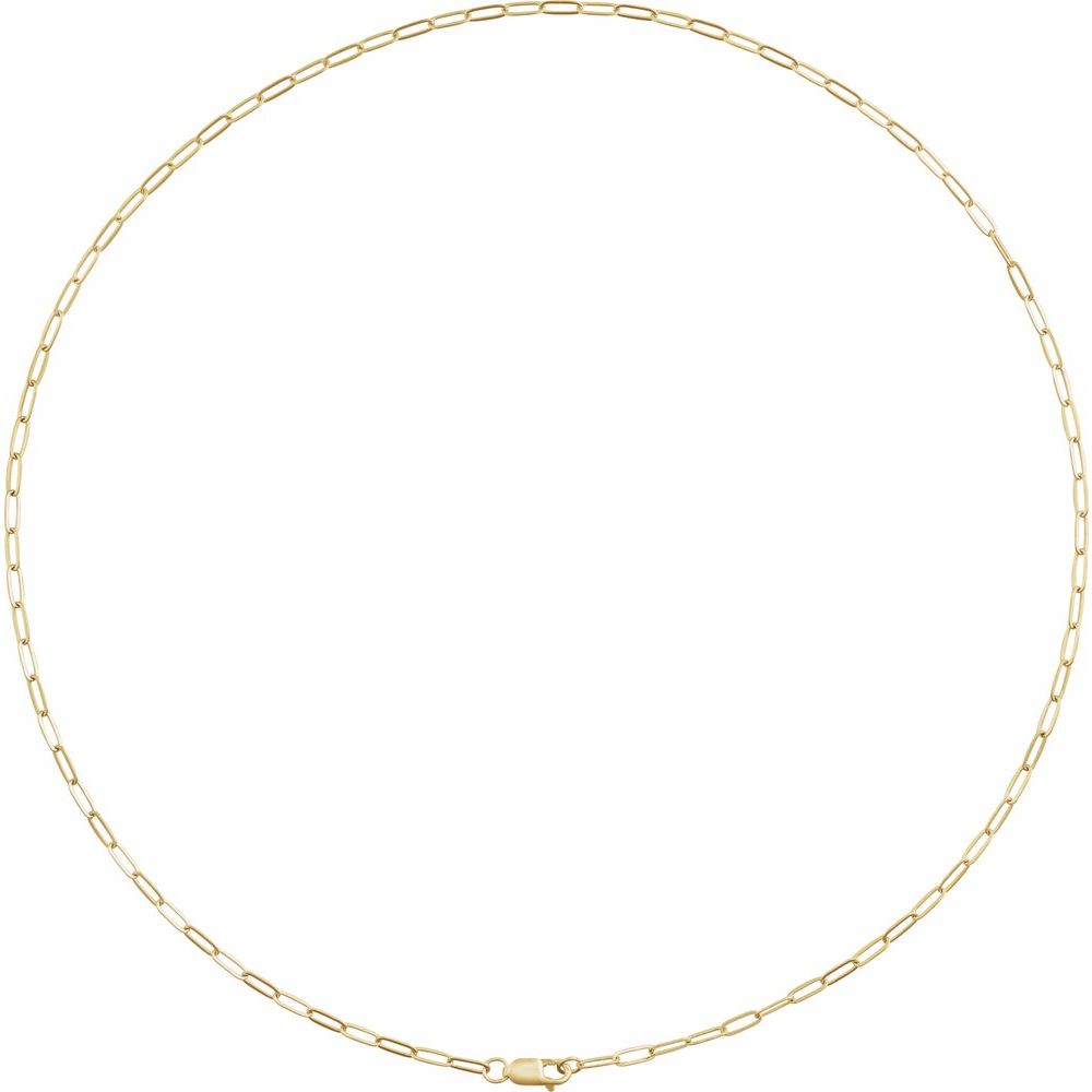 2.1 mm Paperclip Chain