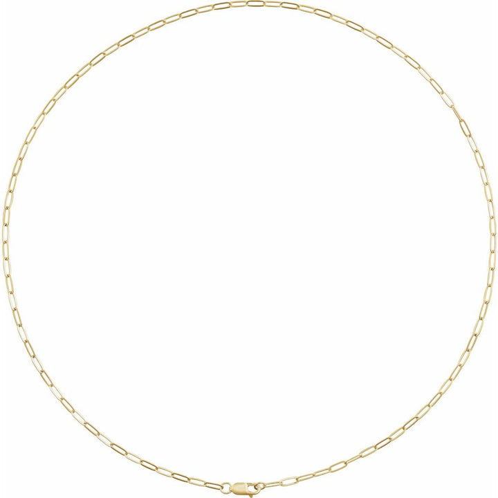 2.1 mm Paperclip Chain