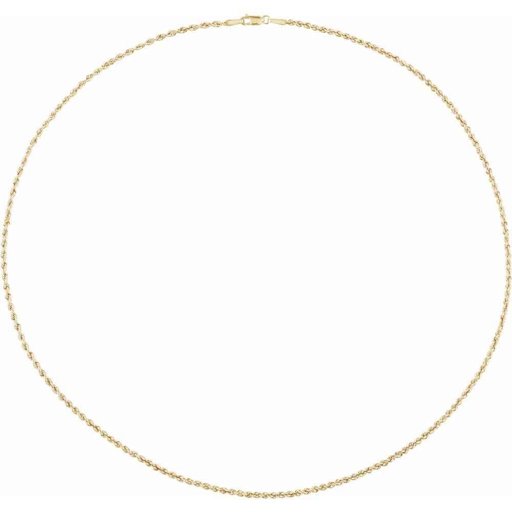 2 mm Hollow Rope Chain
