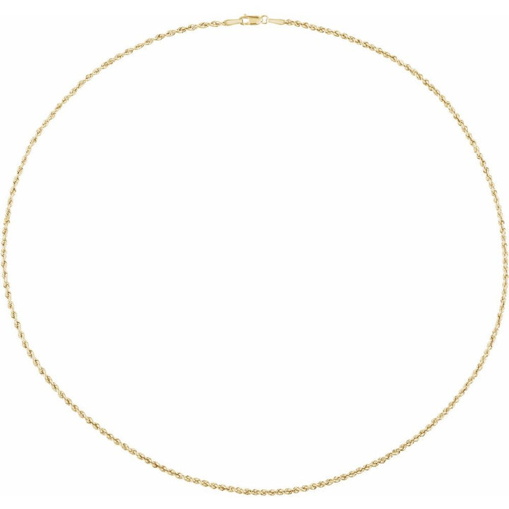 2 mm Hollow Rope Chain