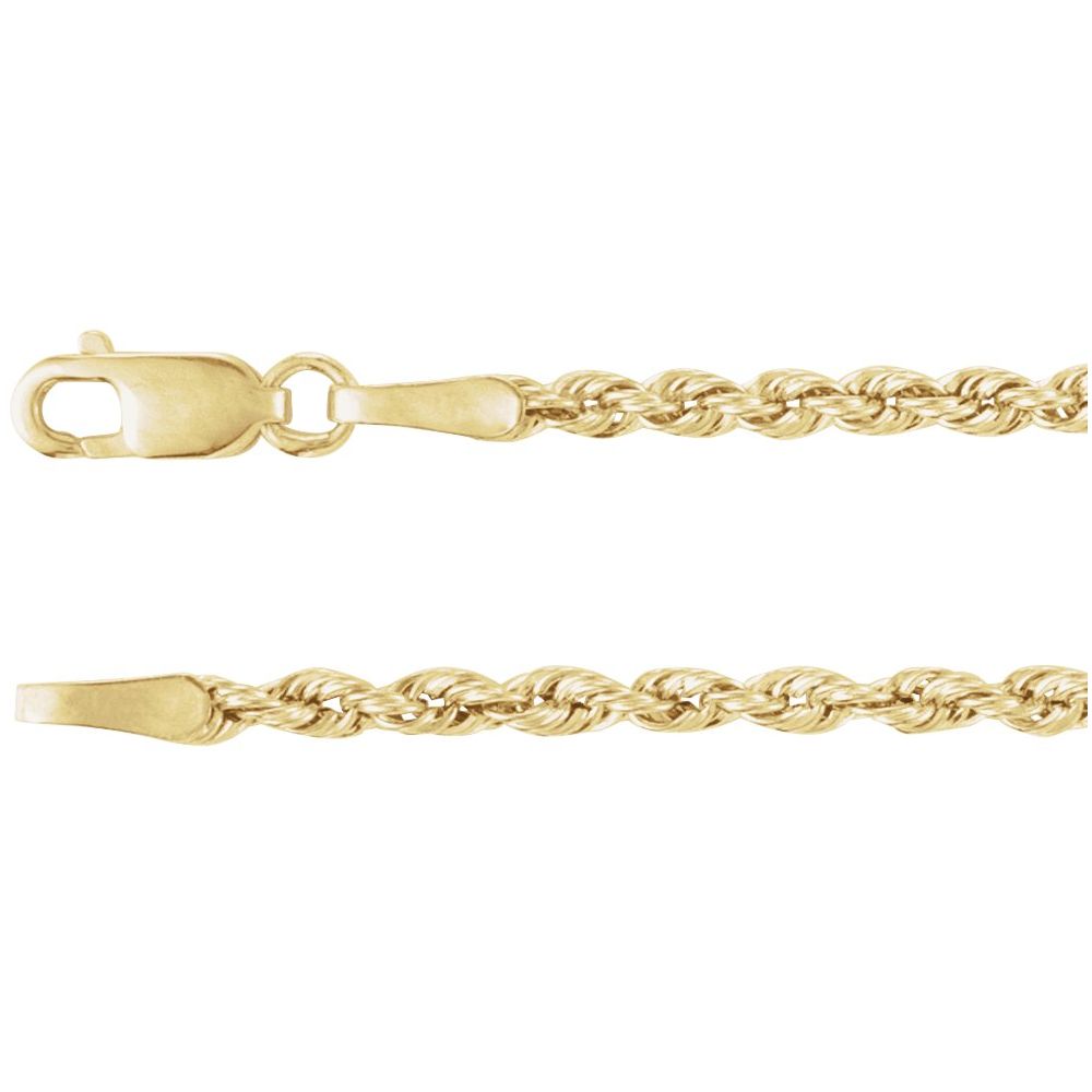 2 mm Hollow Rope Chain