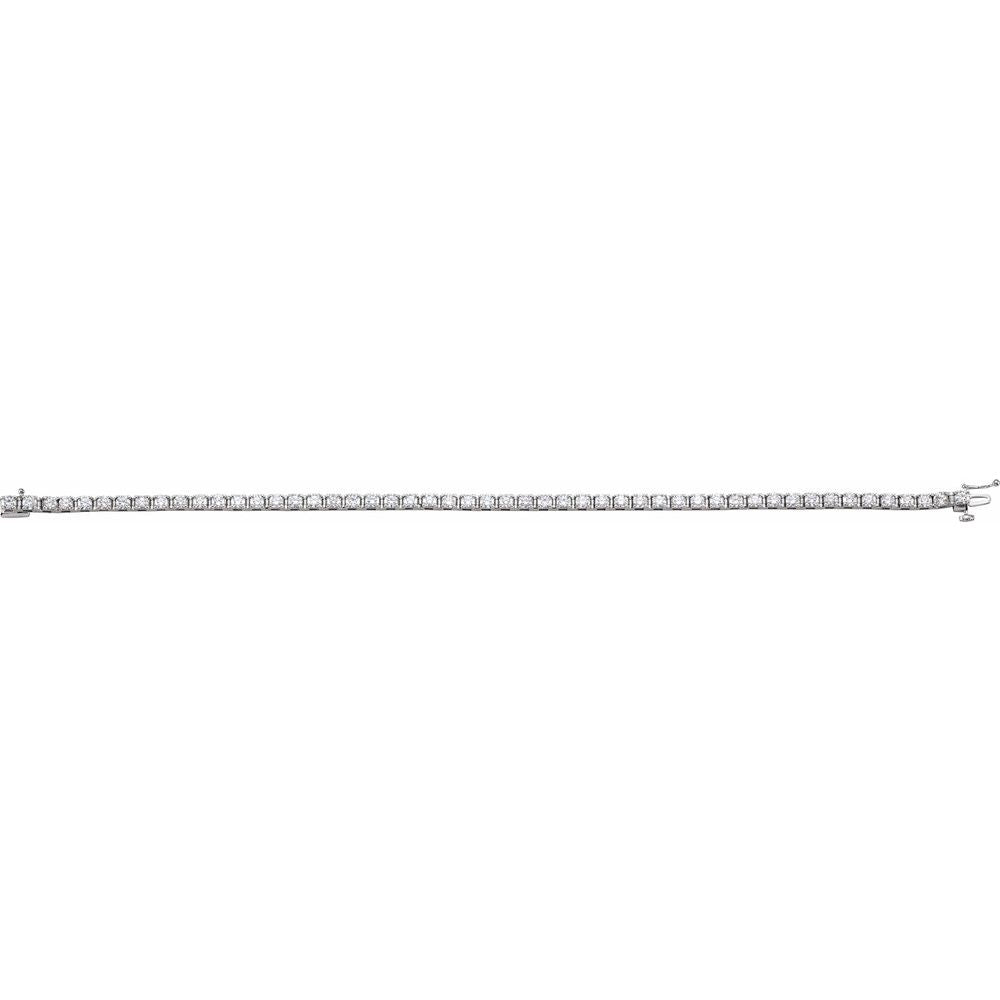 3 1/2 CTW Lab-Grown Diamond Line Bracelet