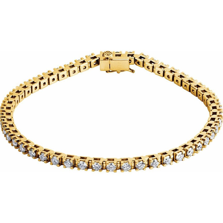 3 1/2 CTW Lab-Grown Diamond Line Bracelet