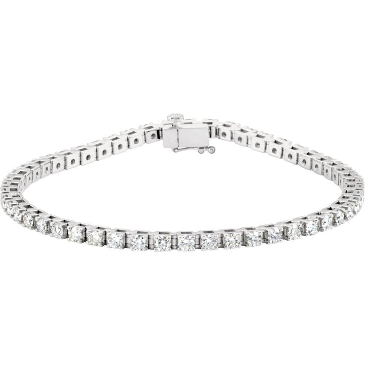3 1/2 CTW Natural Diamond Line Bracelet
