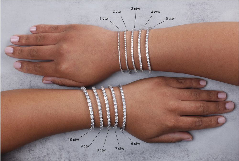 Lab-Grown Diamond 7/8 CTW Line Bracelet