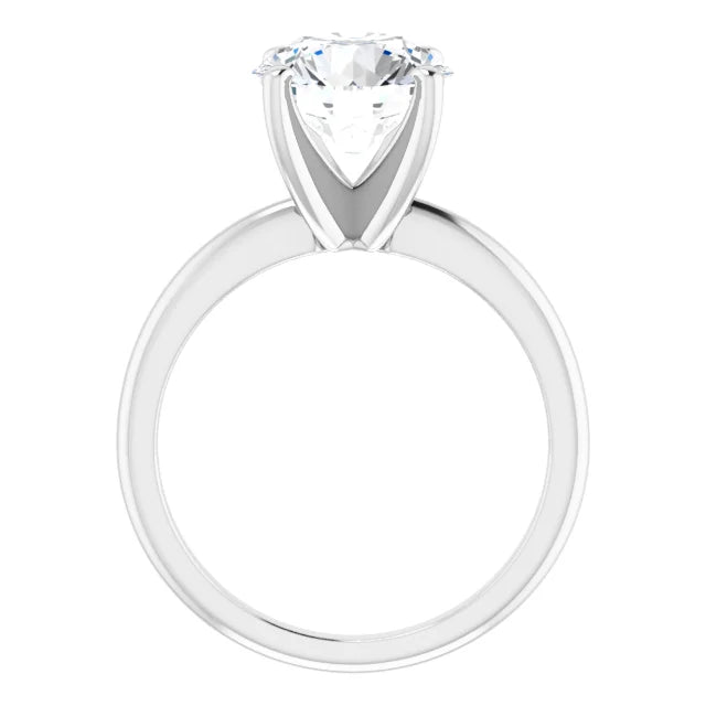 Round 3 CT Moissanite Classic Solitaire Ring