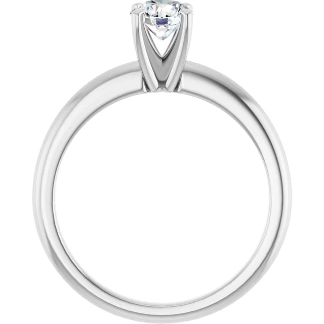 Round 1/2 CT Lab-Grown Diamond Classic Solitaire Ring