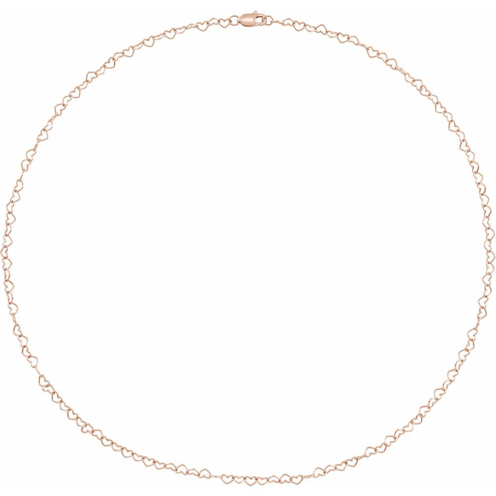 Connected Hearts Chain Bracelet