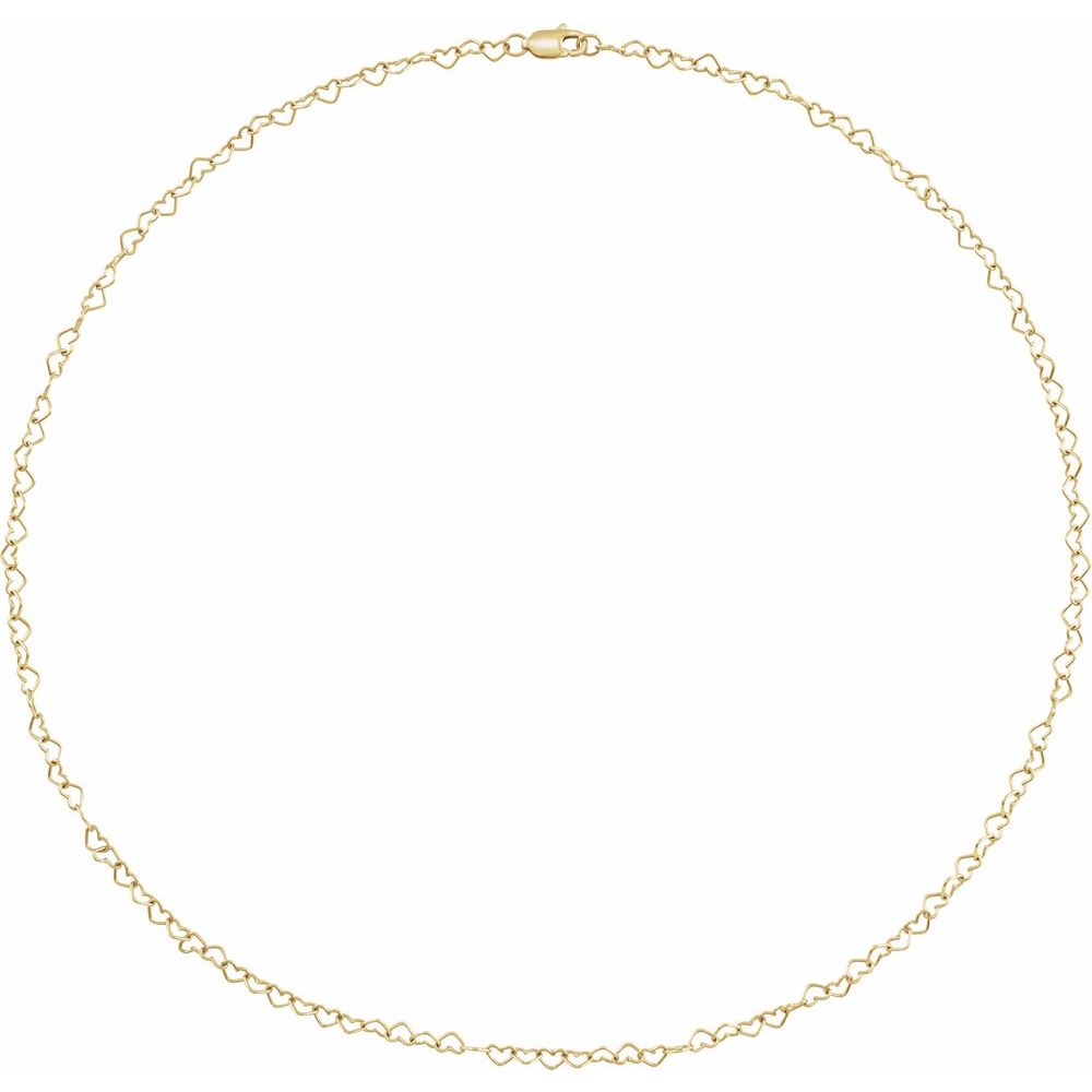 Connected Hearts Chain Bracelet