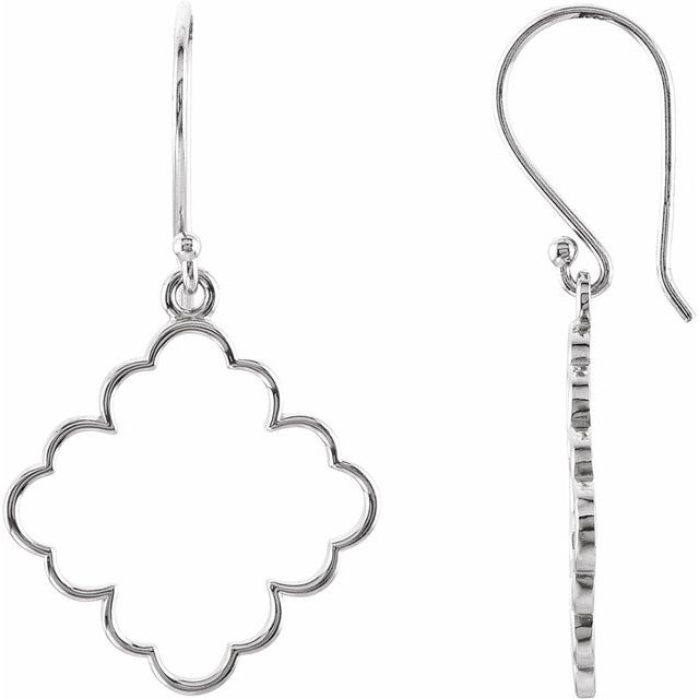 Quatrefoil Dangle Earrings