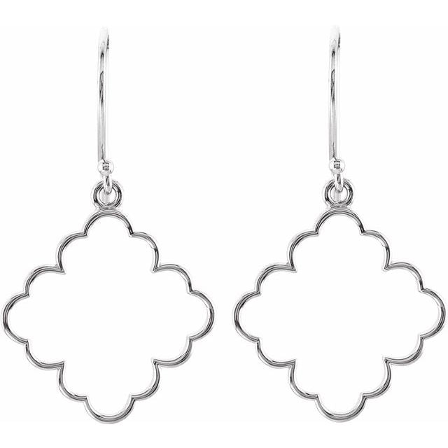 Quatrefoil Dangle Earrings
