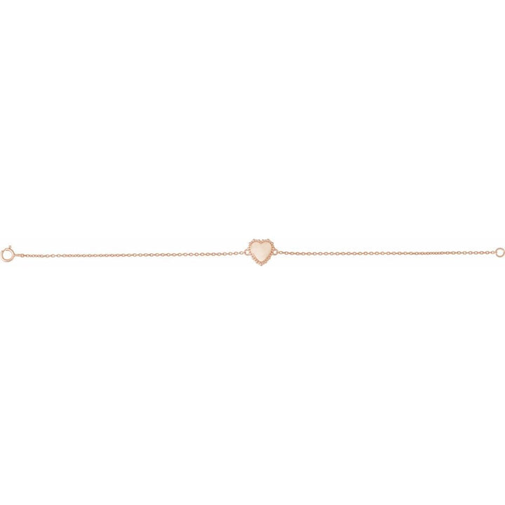 Personalized Heart Bracelet