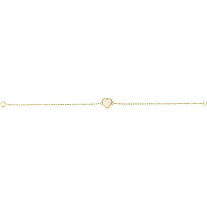 Personalized Heart Bracelet