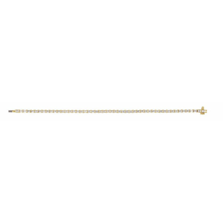 Emerald Cut Lab-Grown Diamond 5 CTW Line Bracelet