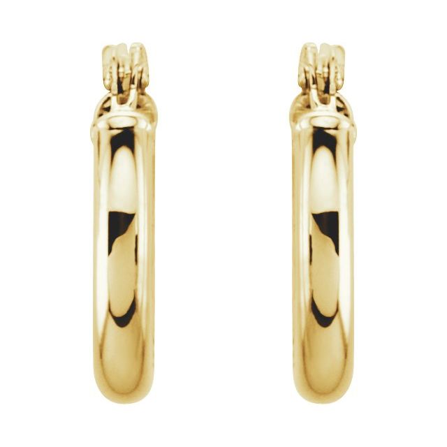 Tube Hoop Earrings