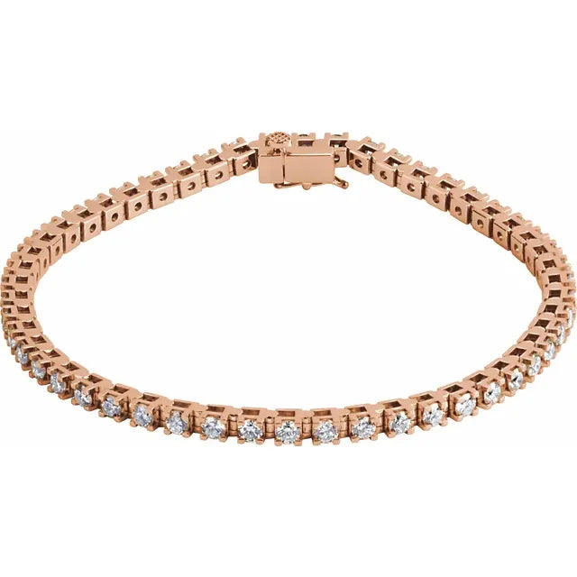 3 1/2 CTW Lab-Grown Diamond Line Bracelet