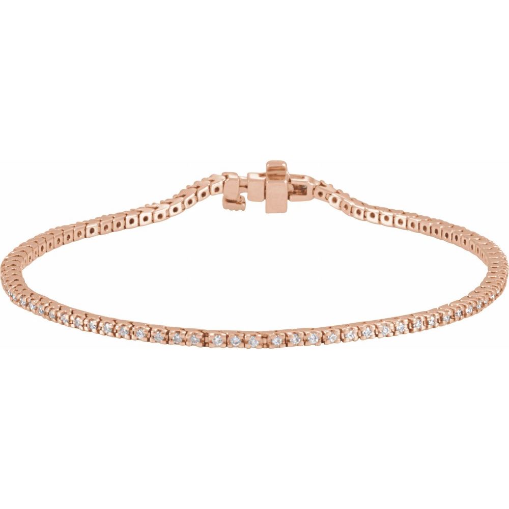 Lab-Grown Diamond 7/8 CTW Line Bracelet