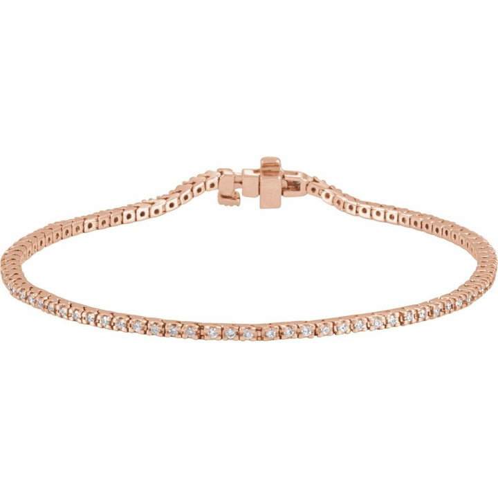 Lab-Grown Diamond 7/8 CTW Line Bracelet