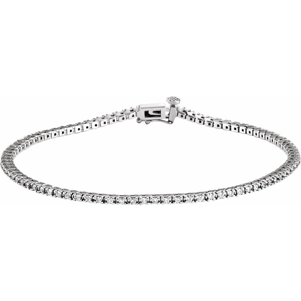 Lab-Grown Diamond 7/8 CTW Line Bracelet