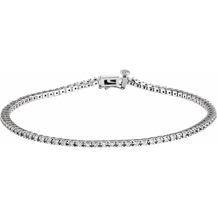 Lab-Grown Diamond 7/8 CTW Line Bracelet