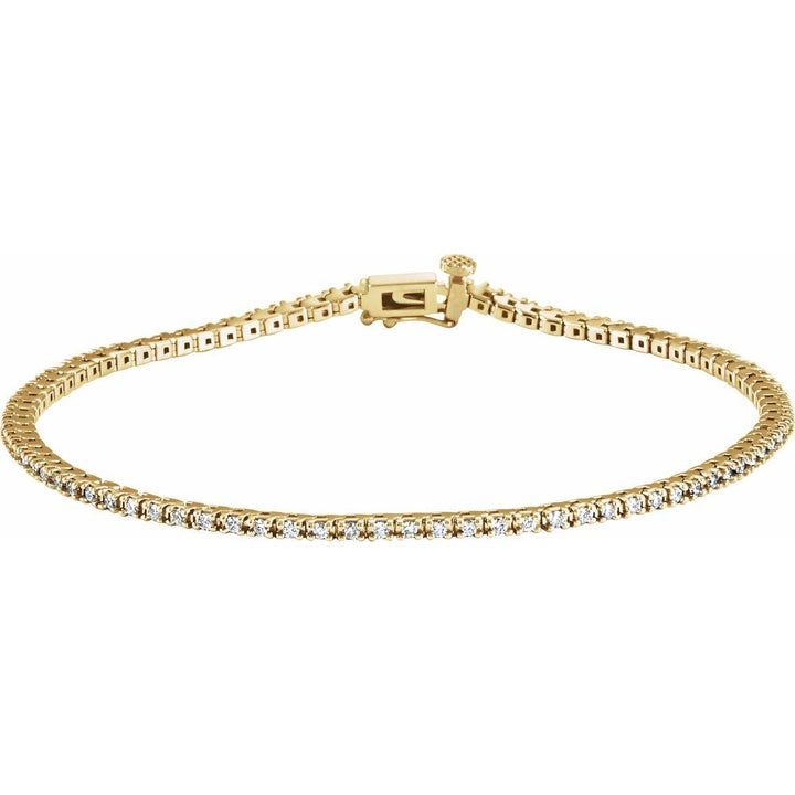 Lab-Grown Diamond 7/8 CTW Line Bracelet