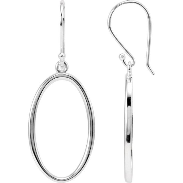 Oval Dangle Earrings