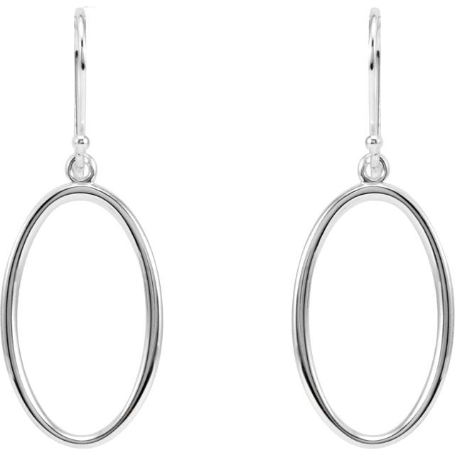 Oval Dangle Earrings