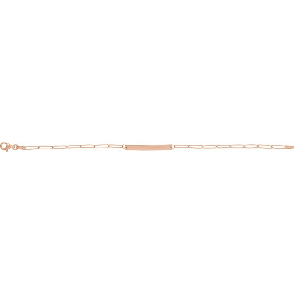 Paperclip Bar Chain Bracelet