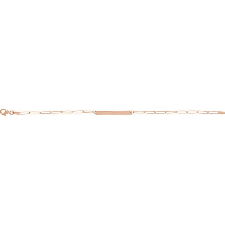 Paperclip Bar Chain Bracelet