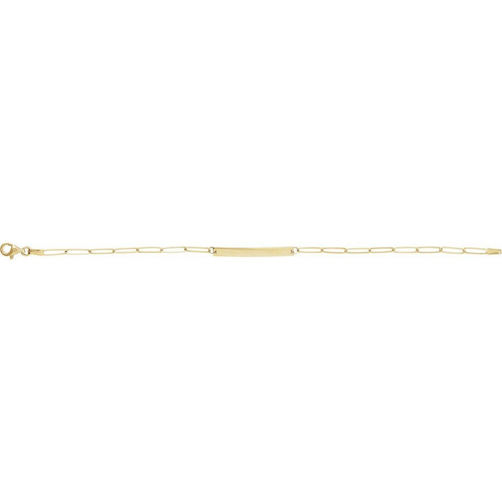 Paperclip Bar Chain Bracelet