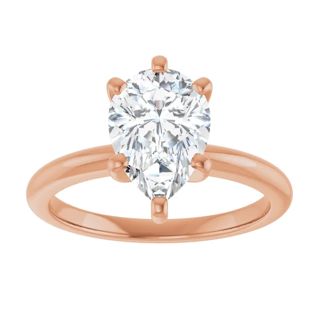 Classic Pear Solitaire ♦ 1.75 CT