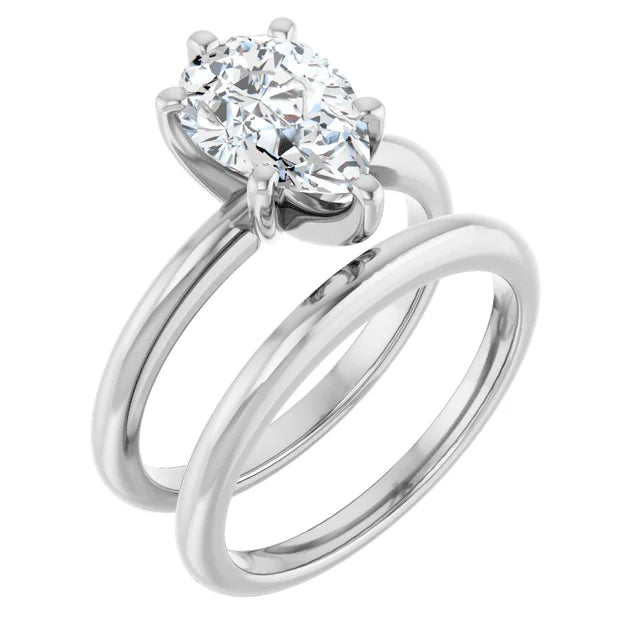 Classic Pear Solitaire ♦ 1.75 CT