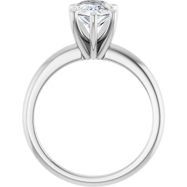 Classic Pear Solitaire ♦ 1.75 CT